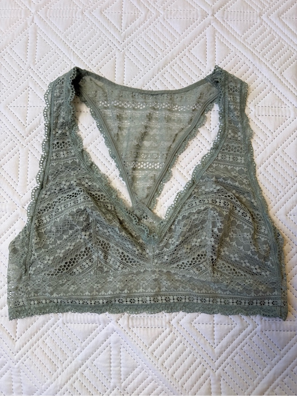 Victoria’s Secret Racerback Lace Bralette Size M